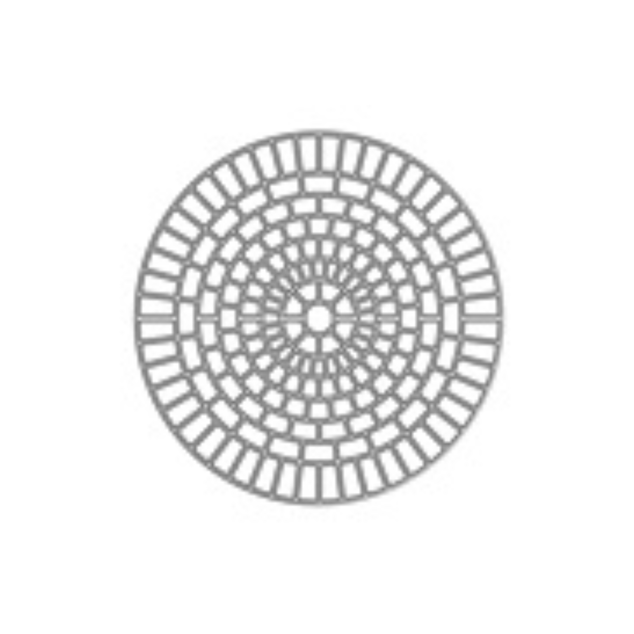 Dulux Avista Rosette Small concrete stencil